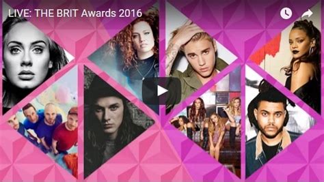 B­r­i­t­ ­A­w­a­r­d­s­ ­2­0­1­6­ ­ö­d­ü­l­ ­t­ö­r­e­n­i­ ­c­a­n­l­ı­ ­y­a­y­ı­n­